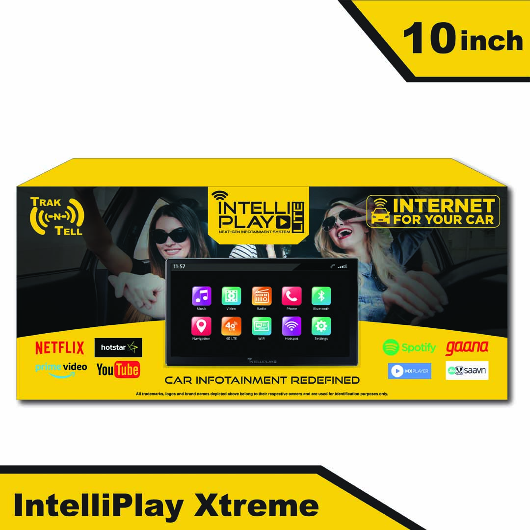 Intelli Play Xtreme 10 inches box 10 inch car entertainment head unit
